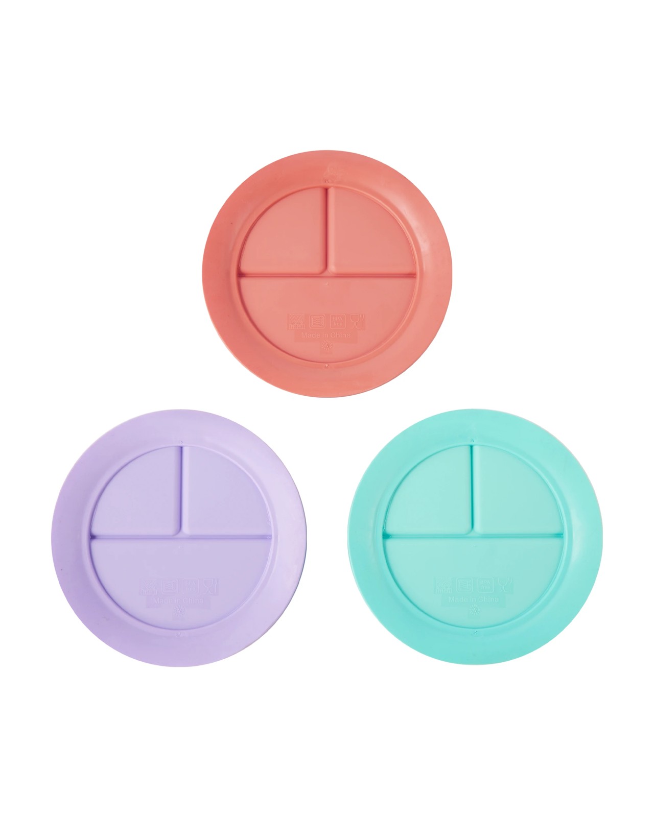 Anko Suction Divided Plate- Assorted 3 of 6