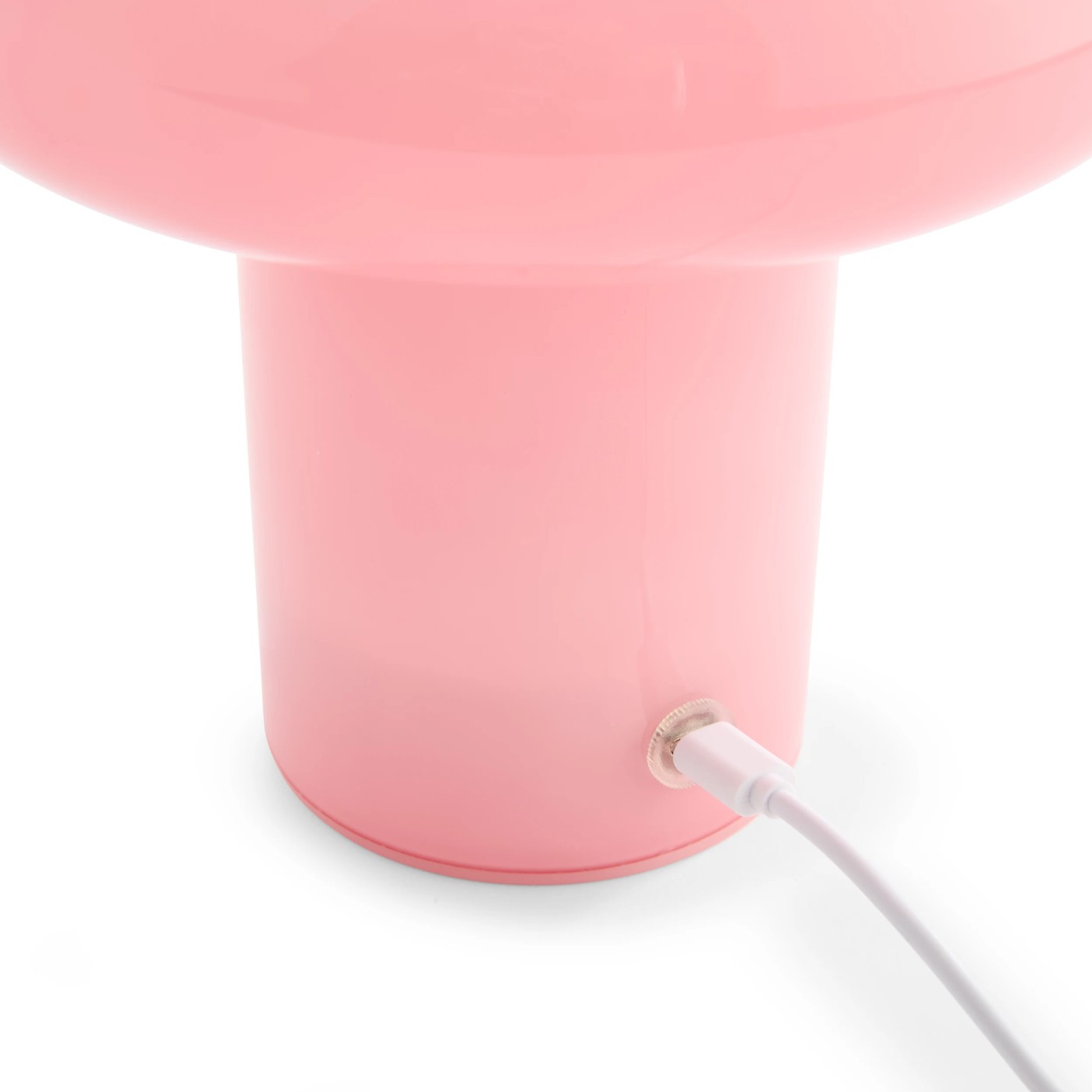 Anko Oslo Glass Portable Rechargeable Lamp - Pink 6 of 6