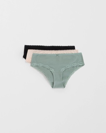 Australian Cotton Blend 3 Pack Boyleg Briefs