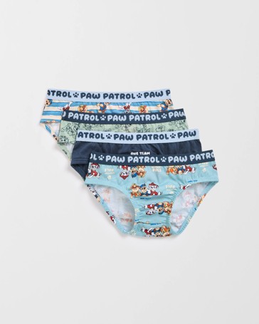 PAW Patrol Australian Cotton 4 Pack Younger Boys Briefs