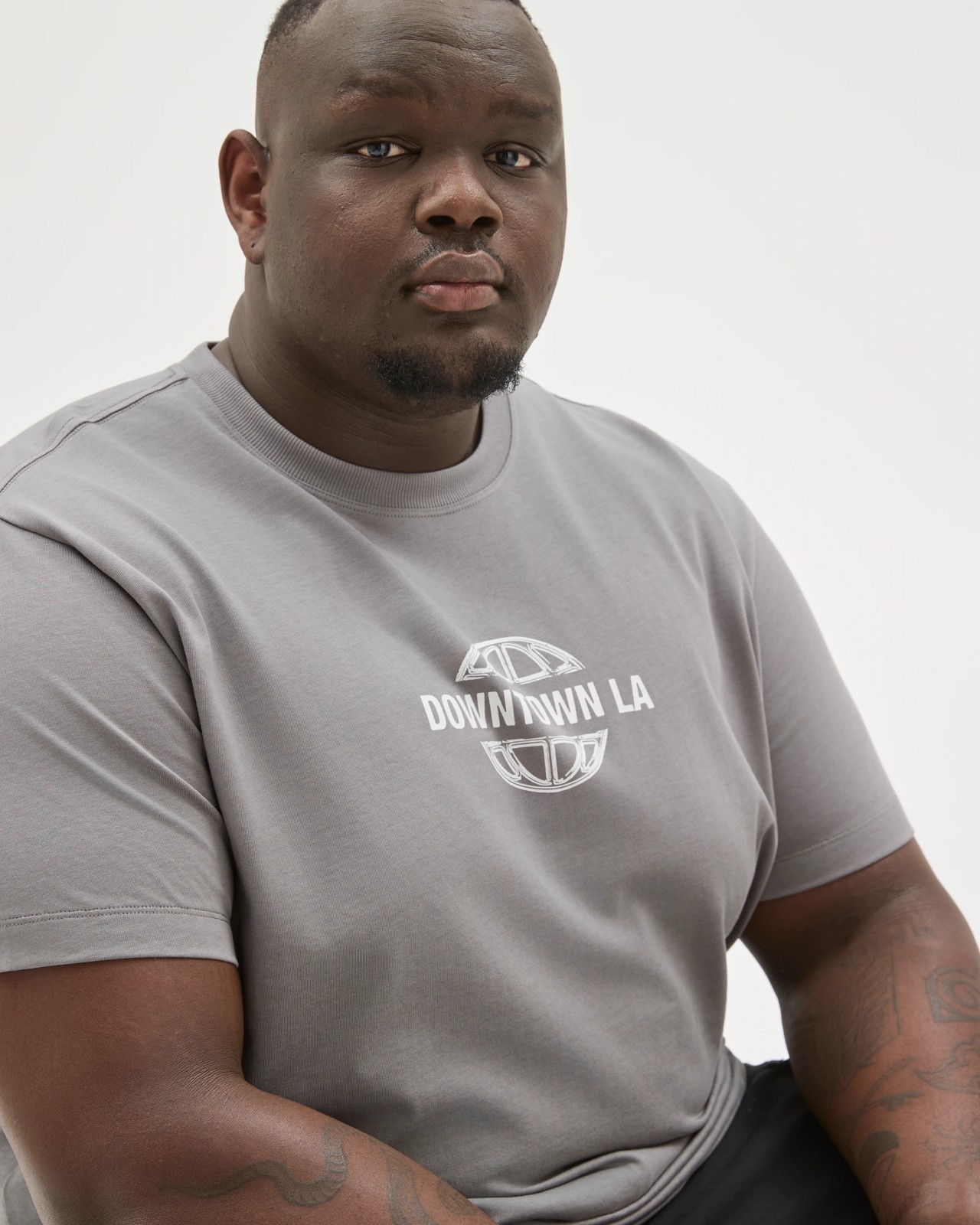 Plus Size Australian Cotton Heavyweight Relaxed Clear Vision T-Shirt 4 of 6
