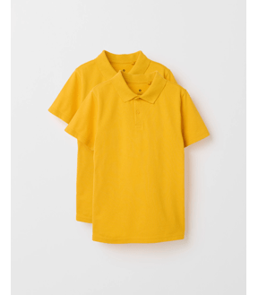 Australian Cotton 2 Pack Short Sleeve Polo T-Shirt