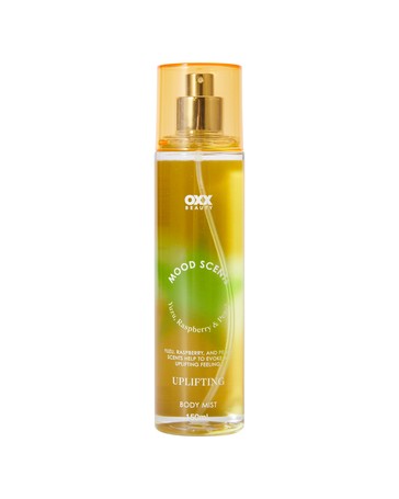 OXX Fragrance Mood Scents Uplifting Body Mist 150ml, Yuzu - Raspberry and Peach Scents