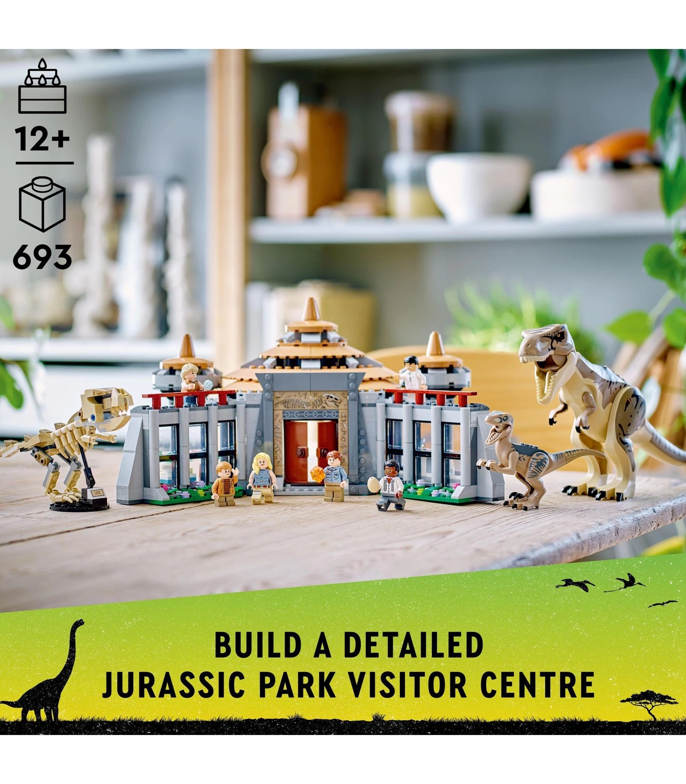 Visitor Center: T. rex & Raptor Attack 76961