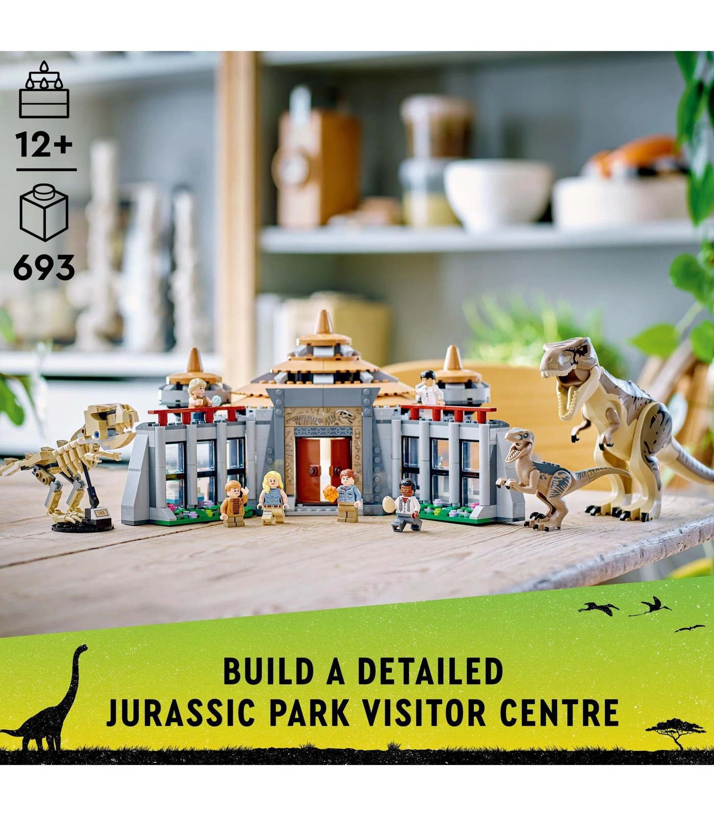 LEGO Jurassic World Visitor Center: T. Rex & Raptor Attack 76961 by LEGO  Systems Inc.