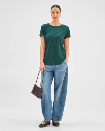Relaxed Fit Crew Neck T-Shirt
