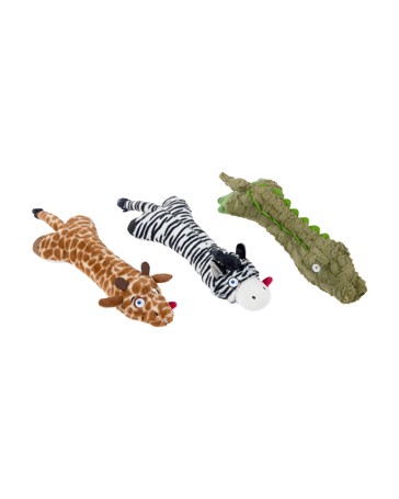 Anko Pet Toy Shaker Plush, Large- Assorted