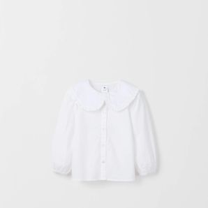 Long Sleeve Fashion Woven Collared Blouse product image