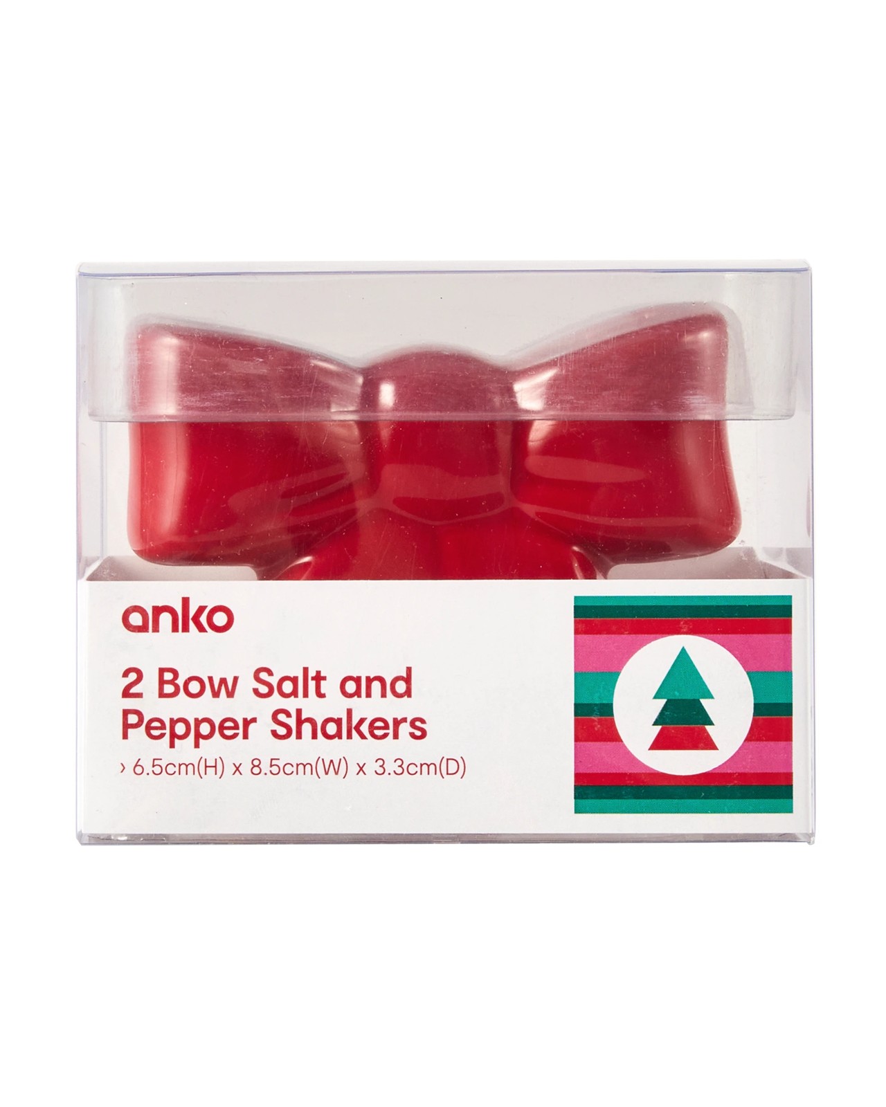 Anko 2 Pack Bow Salt and Pepper Shakers 6 of 6
