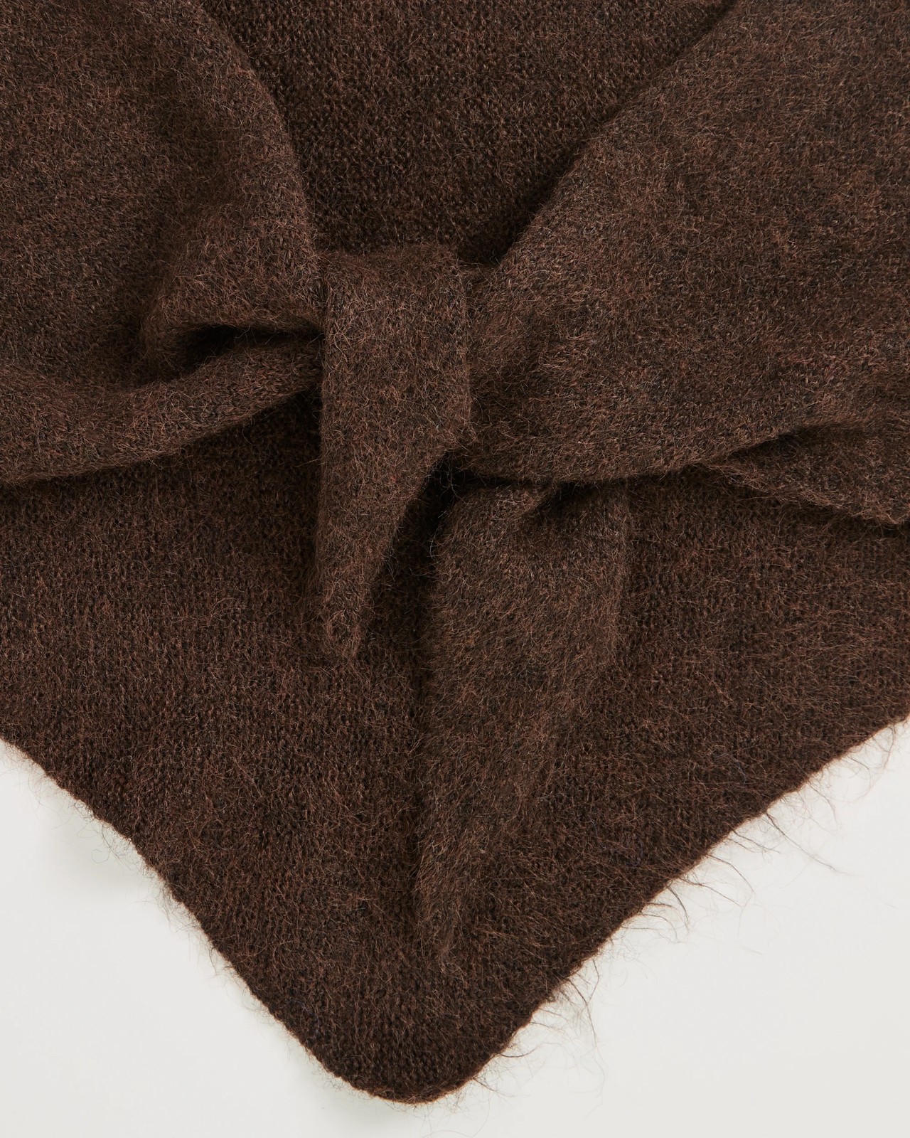 Triangle Wrap Scarf - Chocolate 2 of 2