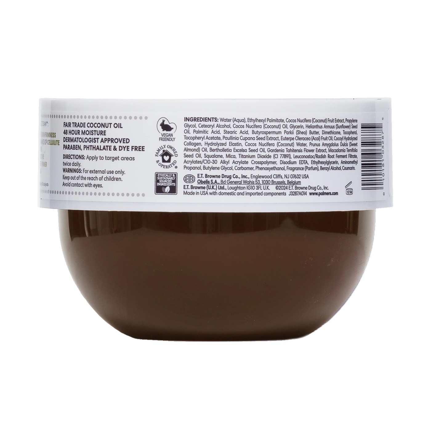 Palmers Coconut Oil Formula Brazilian Coco Whipped Bum, Bust and Body Cream 250g - Vitamin E 5 of 5