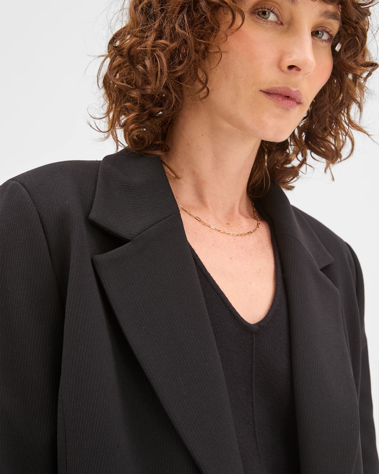 Preview Double Breasted Polished Blazer 4 of 5