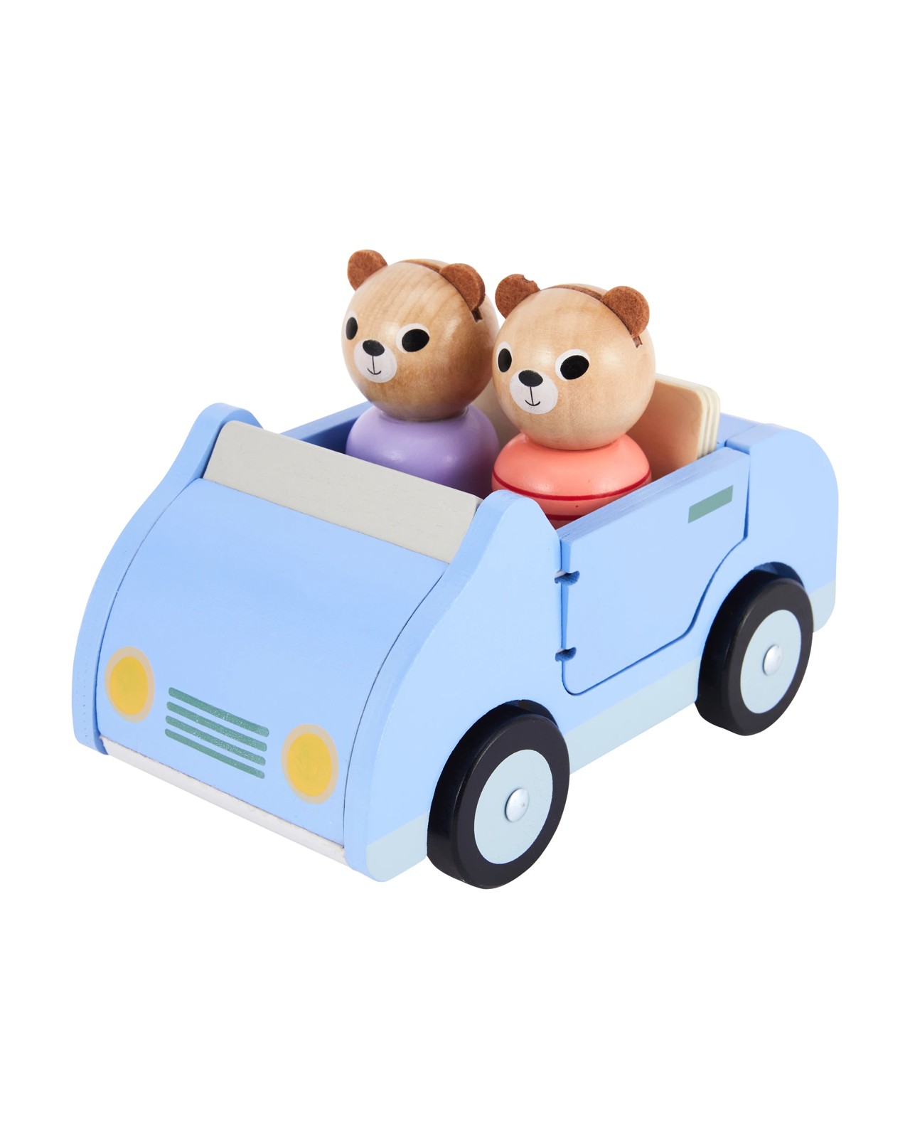 Anko Wooden Bear Car Set 3 of 5