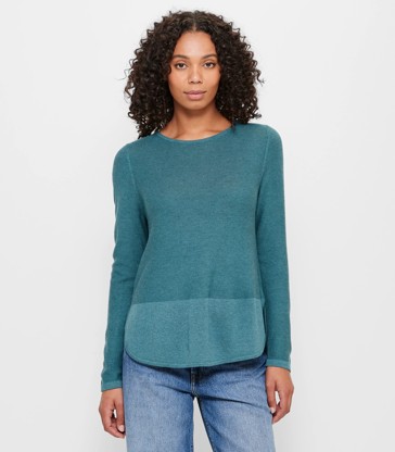 Stitch Curve Hem Jumper