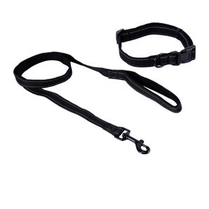 Anko Black Reflective Collar and Lead Set - Large product image