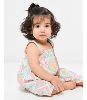 Baby Girls Cami & Wide Leg Pants 2 Piece Set