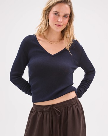 Lily Loves Australian Cotton Sheer Long Sleeve Top