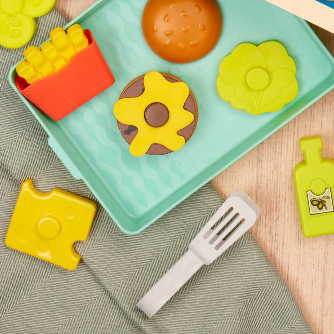 B. toys Mini Chef BuildaBurger Playset Play Food Set Target Australia