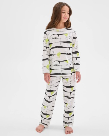 Sibling Matching Australian Cotton Older Kids Pyjama Set