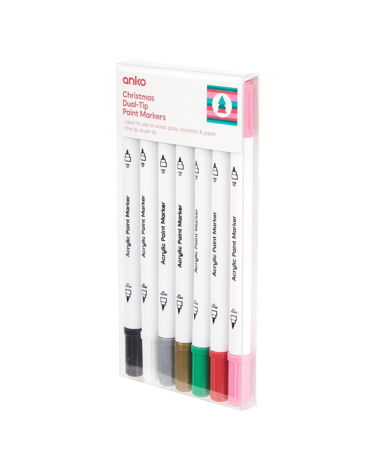 Anko Christmas Dual-Tip Paint Markers 2 of 5
