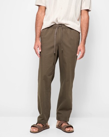 Australian Cotton Relaxed Twill Pants