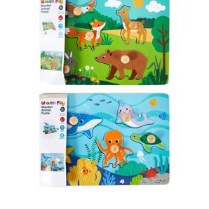 Anko Wooden Animal Puzzle - Assorted