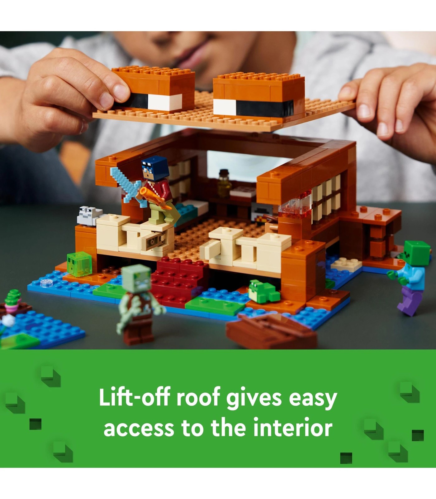 LEGO® Minecraft The Frog House 21256 | Target Australia