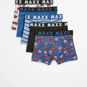Boys Trunks 5 Pack - Maxx - Fire Truck