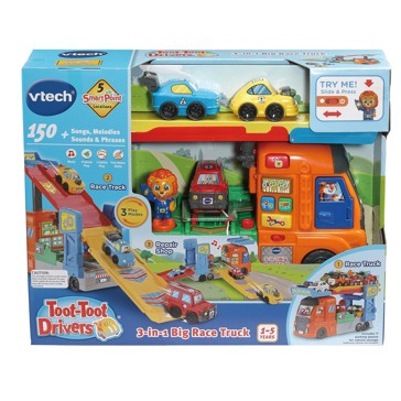 VTech Toot-Toot Drivers 3-in-1 Big Race Truck