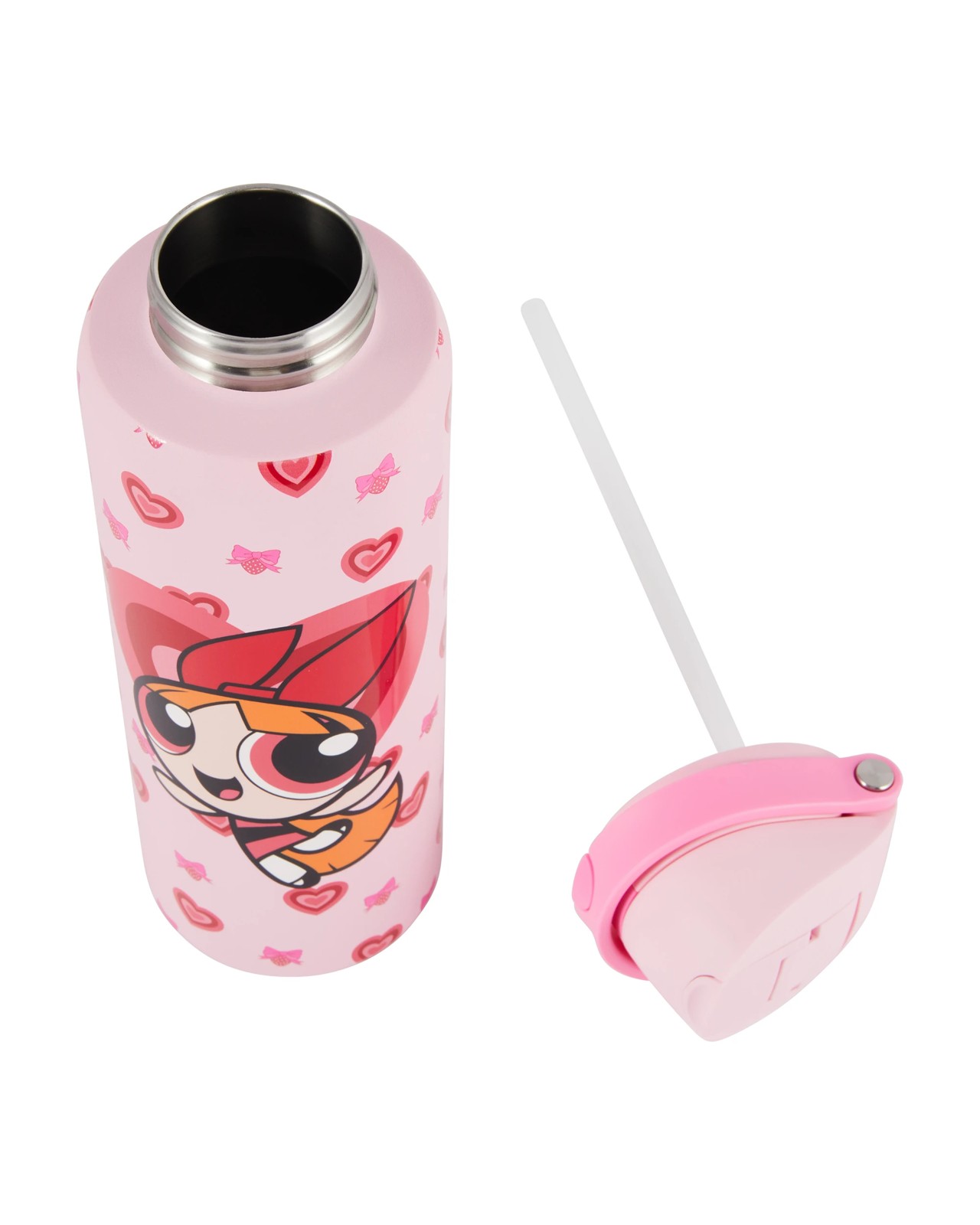 The Powerpuff Girls 940ml Dual Lid Bottle - Blossom 3 of 4