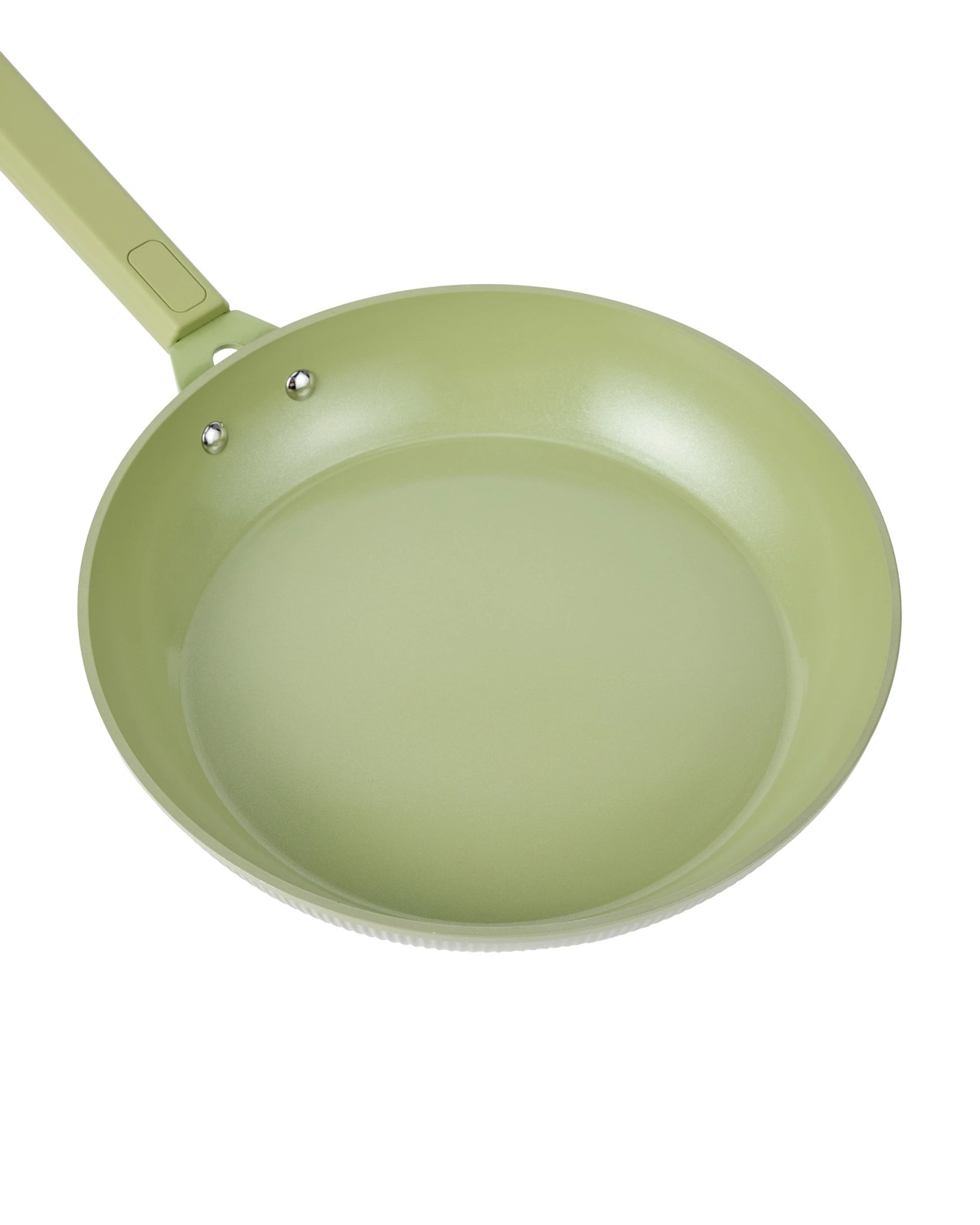 Anko 2 Pack Ceramic Coated Non Stick Fry Pans - Green 4 of 5