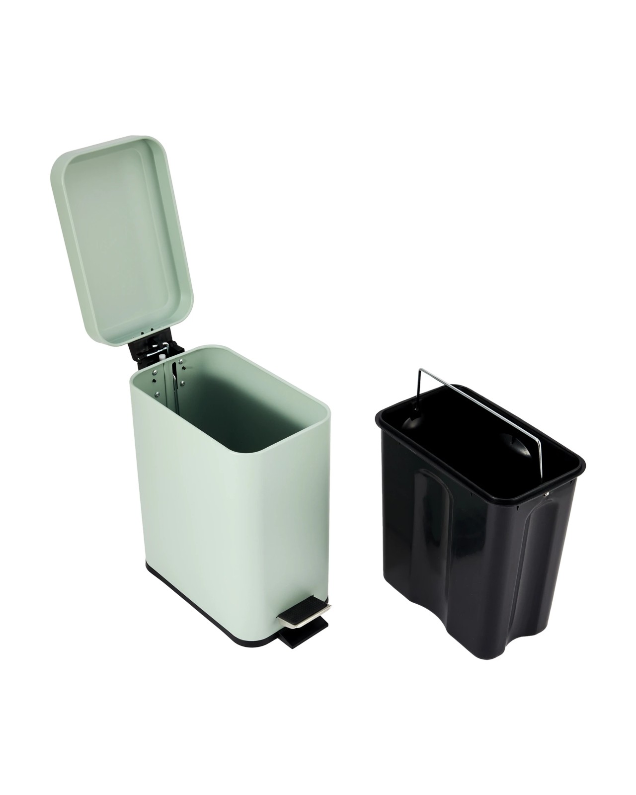 Anko 5L Slim Line Bin - Sage 4 of 6