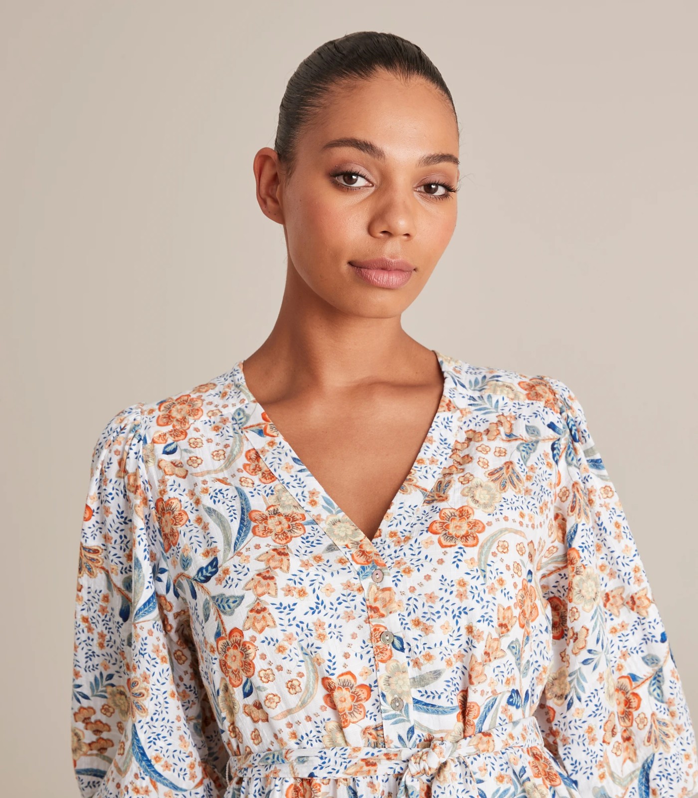 Tie Waist Button Through Midi Dress Target Australia