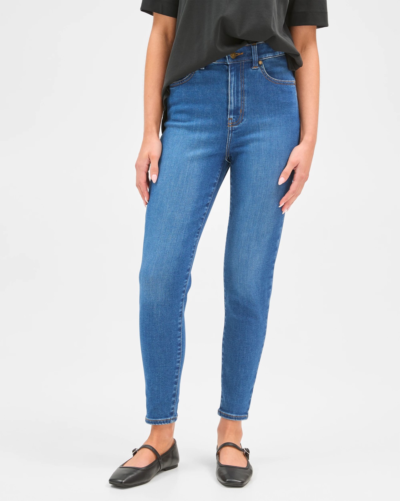 Petites Ankle Length Skinny Denim Jeans - Sophie 3 of 5