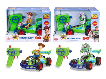 Toy Story Remote Control Buggy With Woody/Buzz - Assorted
