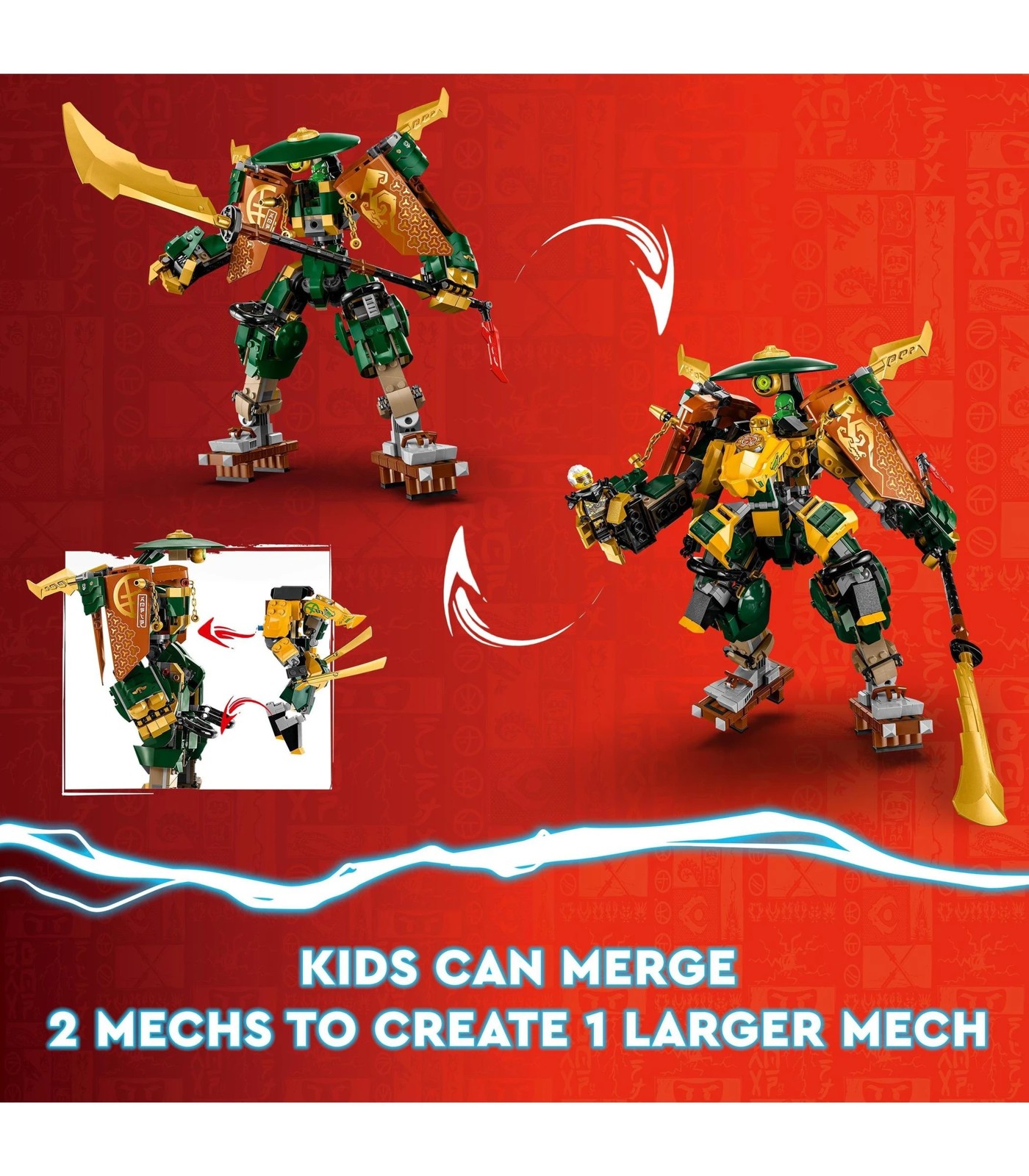 LEGO® NINJAGO Lloyd and Arin’s Ninja Team Mechs 71794 | Target Australia