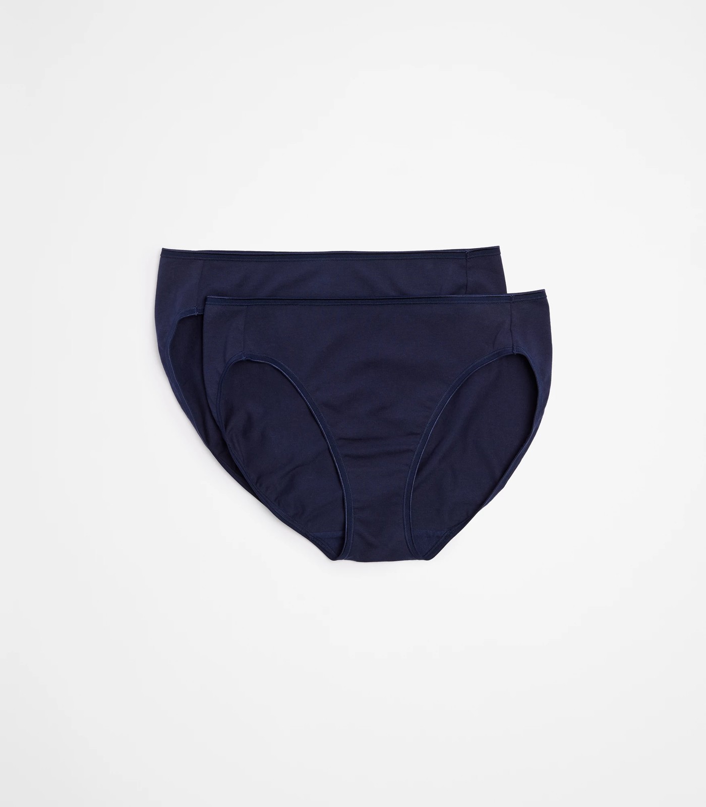 2 Pack Everyday Cotton High Cut Briefs with Aloe - Navy Blue | Target ...