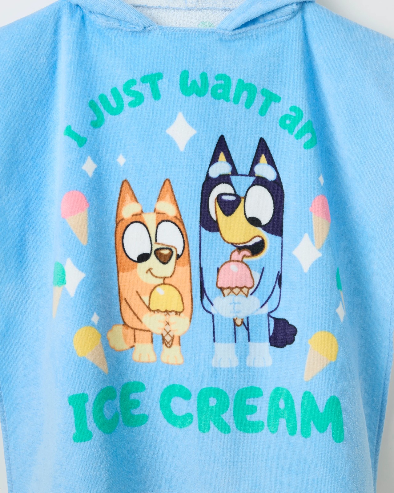 Kids Bluey Hooded Beach Towel 3 of 3