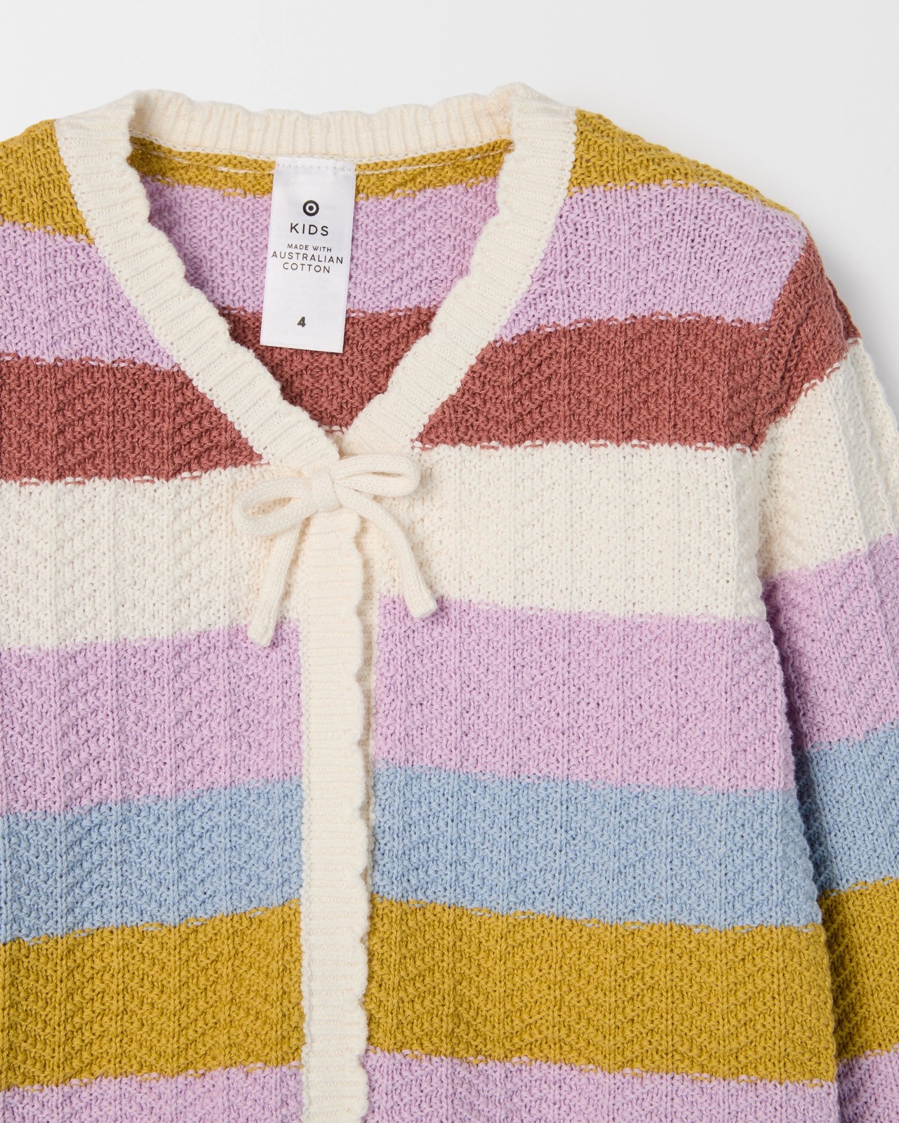 Australian Cotton Crochet Co-Ord Cardigan 2 of 2