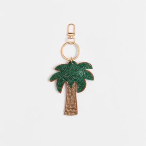 Sparkle Palm Tree Bag Charm product image