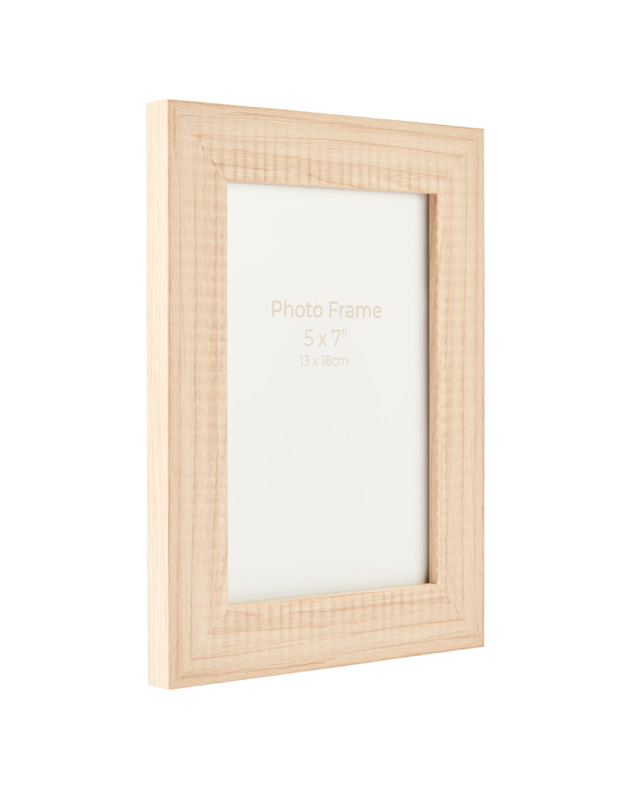 Anko Ribbed Frame 5in. x 7in. - Natural 2 of 4