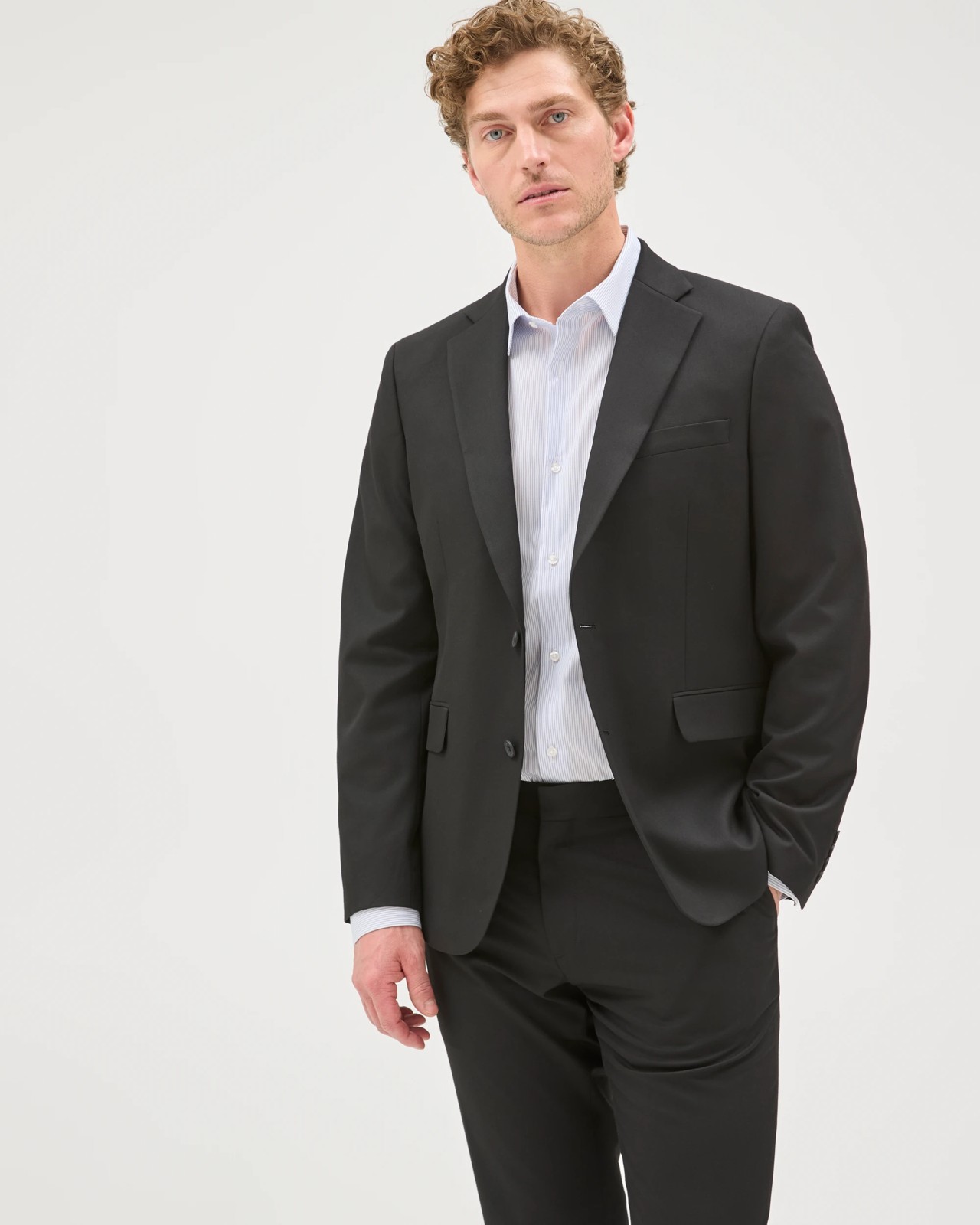 Preview Tailored Fit Suit Jacket - Black 2 of 6