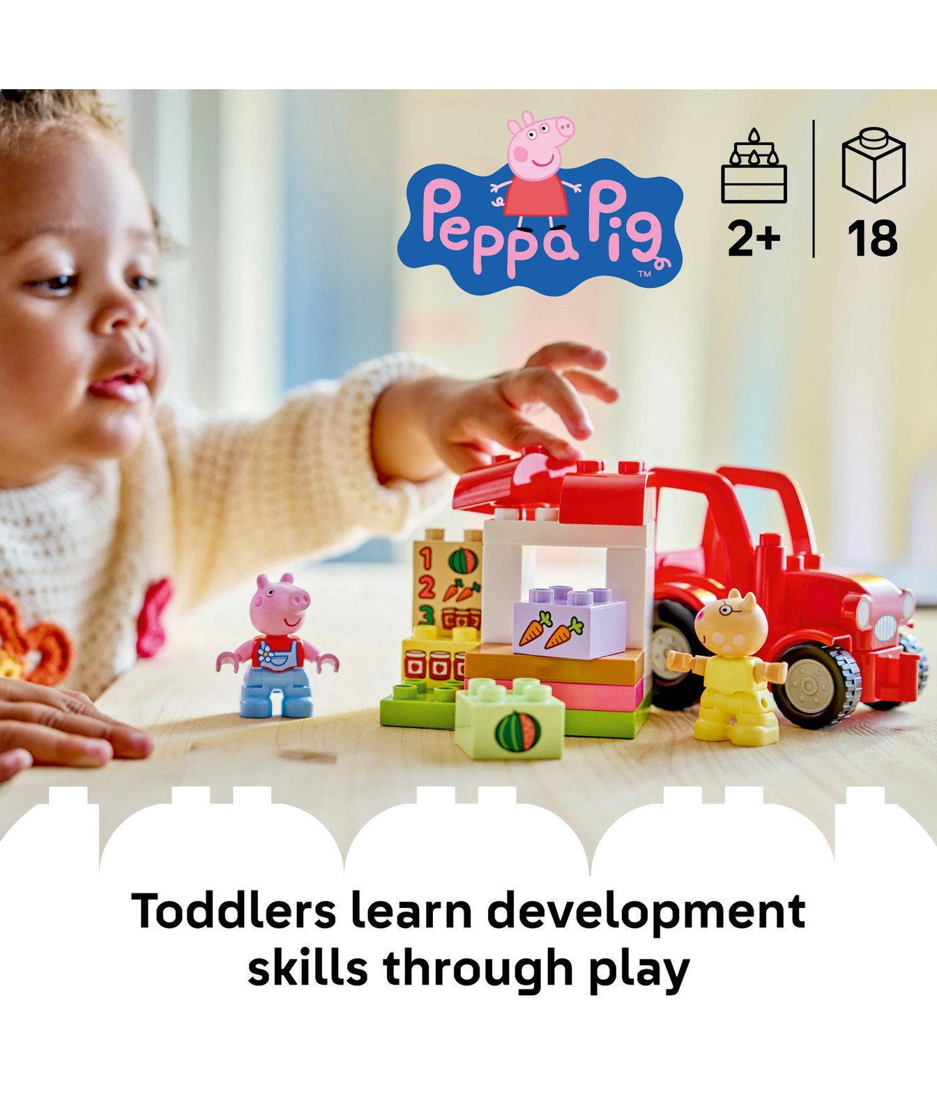 LEGO® DUPLO Peppa Pig Tractor and Market 10468 2 of 5