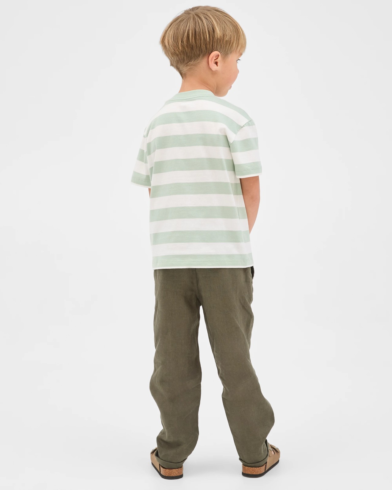 Australian Cotton Short Sleeve T-Shirt - Light Green 3 of 5