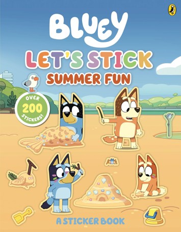 Bluey: Let's Stick Summer Fun - Book