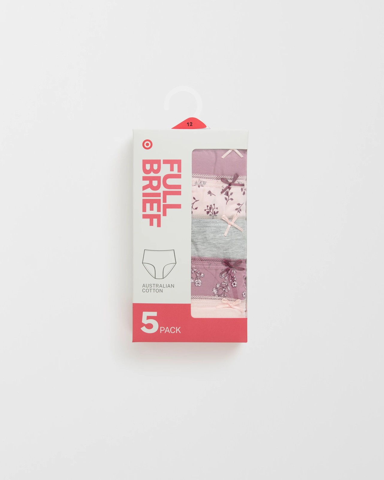 Plus Size 5 Pack Cotton/Elastane Full Briefs 2 of 2