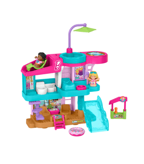 Mattel Fisher-Price Little People Barbie Beach House Toddler Playset
