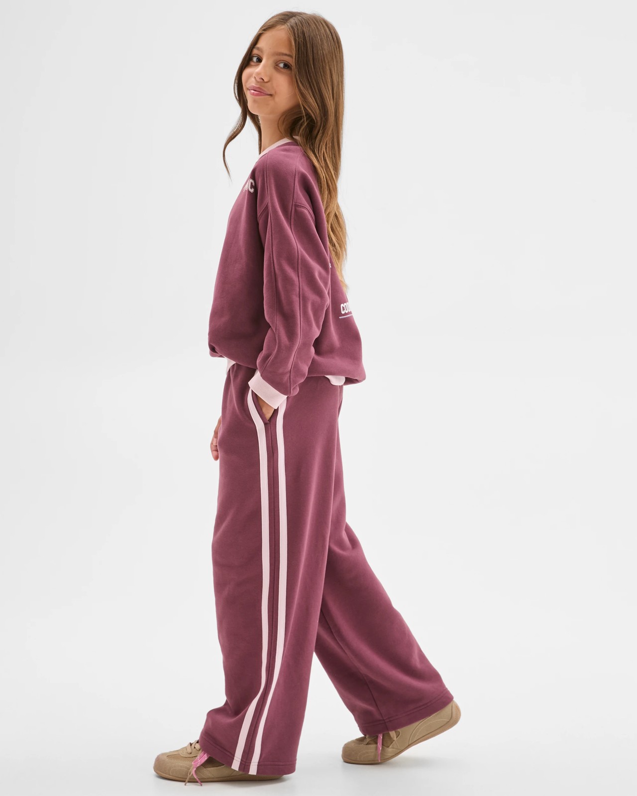 Australian Cotton Blend Side Taping Trackpants 3 of 5