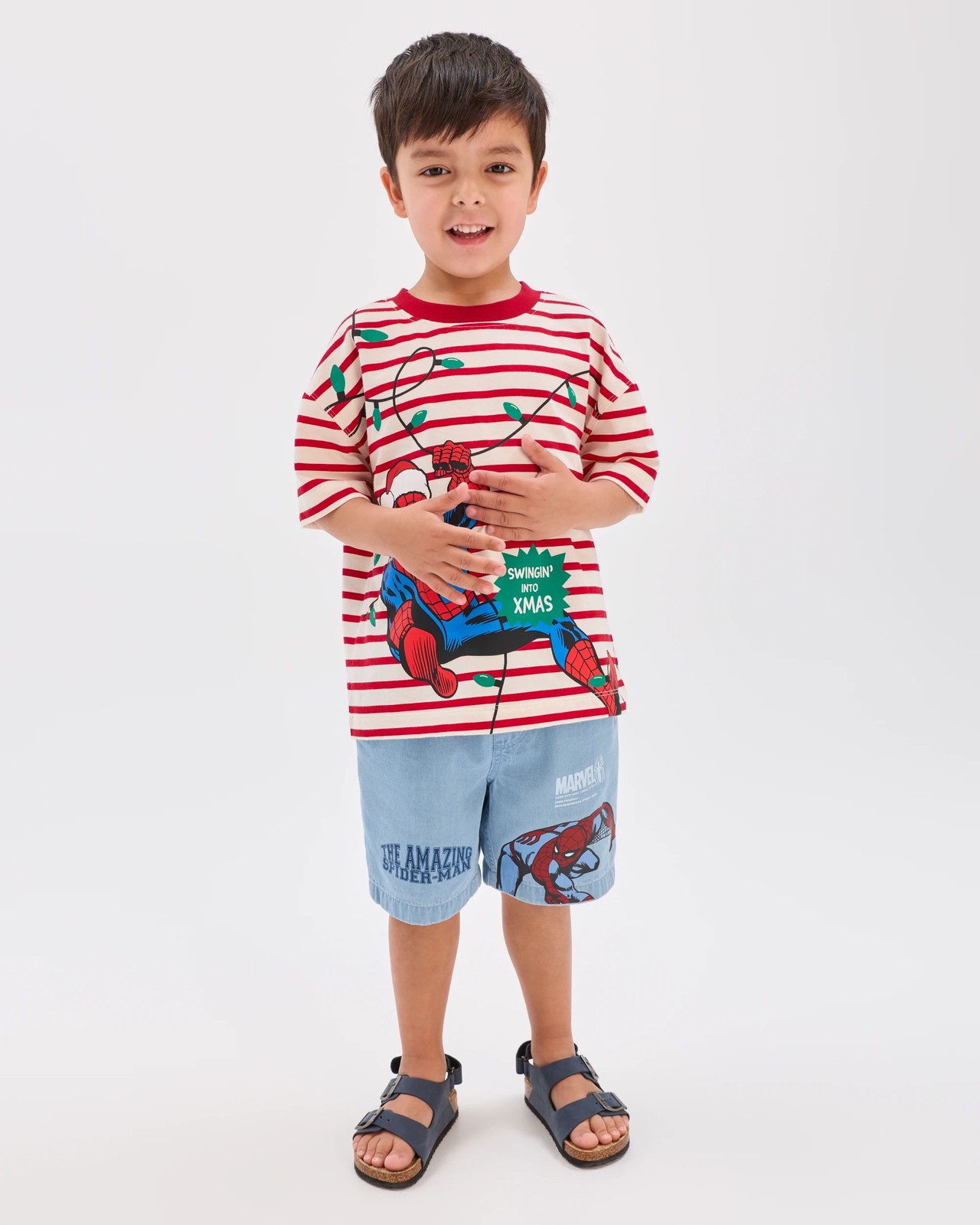 Marvel Spider-Man Denim Shorts 2 of 6