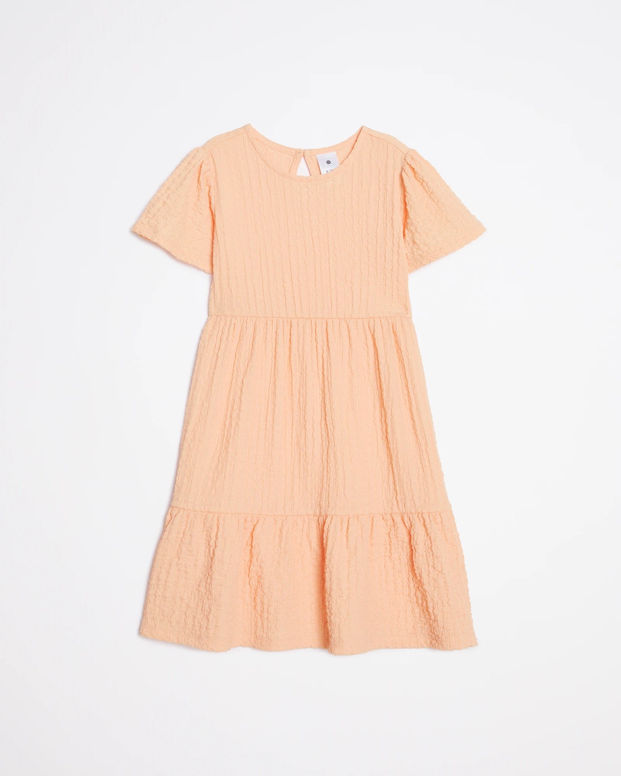 Textured Crinkle Flutter Sleeve Dress | Target Australia